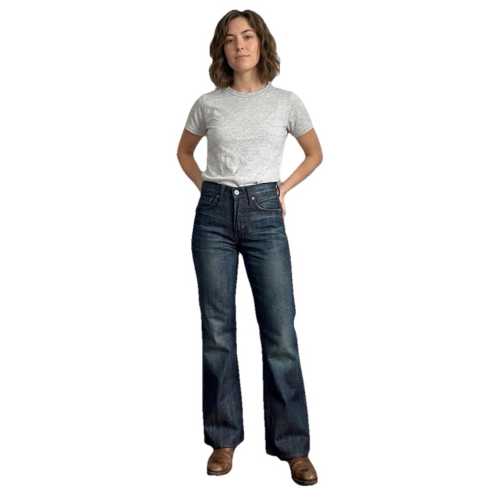 Ksubi Raval Women’s Blue Straight Leg Cotton Jeans Size 28